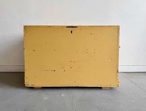 Vintage wooden blanket chest - vintage,