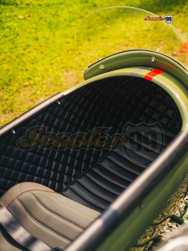 Luxury sidecar vespa interior - sidecar,