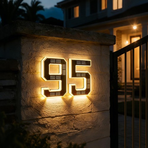 Solar house number - 9, light