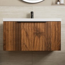 Fluted 800mm Bathroom Vanity