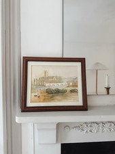 Framed original watercolour