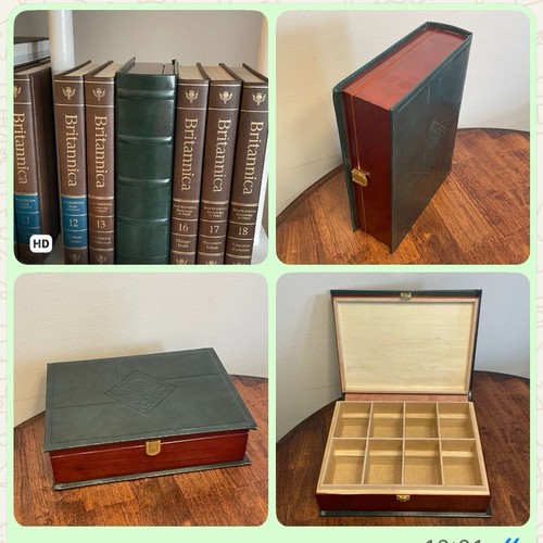 Vtg faux book - vtg, tea