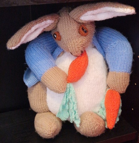 Hand knitted peter rabbit - knitted, –