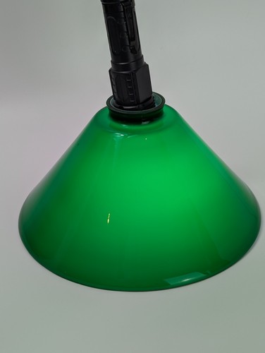 Green cased glass coolie - cased,