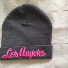 H&M Girls Winter Hat Grey with ? Embroidery Size 8-12 Years NEW