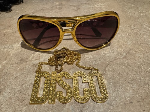 Disco glasses and - disco, bling