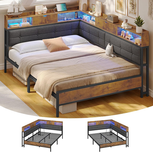 4ft6 double bed - 4ft6, with