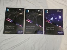 CIMA Kaplan Operational Textbooks - P1 Management Accounting & OCS Case Study
