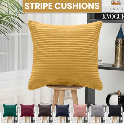 Ribbed plush cushion - ribbed,