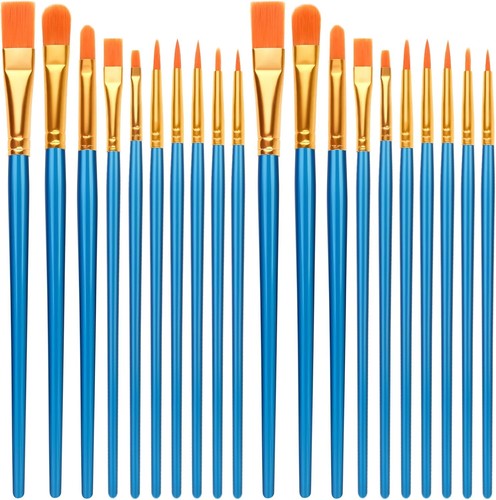 Pcs acrylic paint brushes - 20,