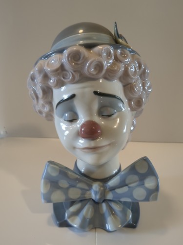 Lladro 5611 sad clown curly - lladro,