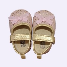 Baby girls pink & gold