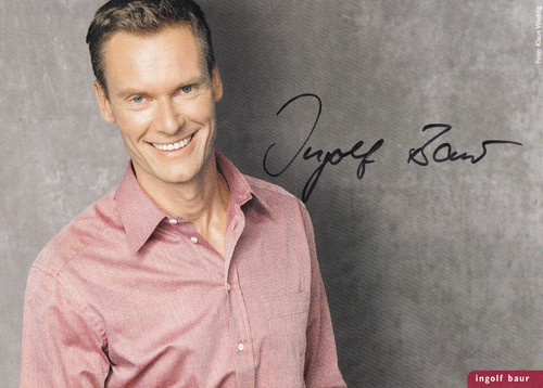Autograph ingolf baur - autograph,
