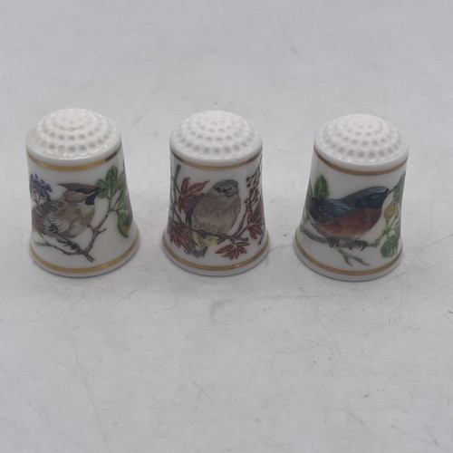 Franklin porcelain thimble - porcelain,