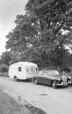 Cheltenham caravan owners rally motoring event 1958 Car Old Photo 4