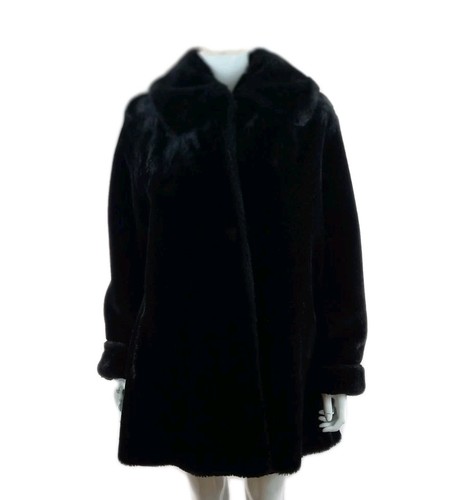 Faux fur winter coat - fur, vintage