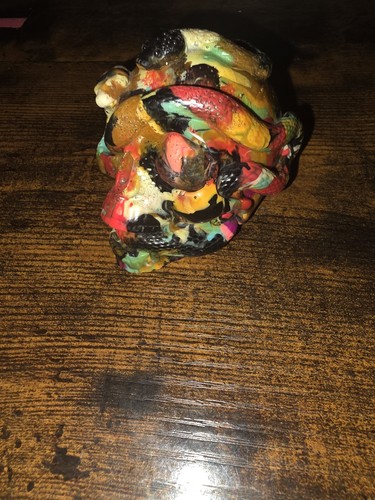 Recycled filament skull - recycled,