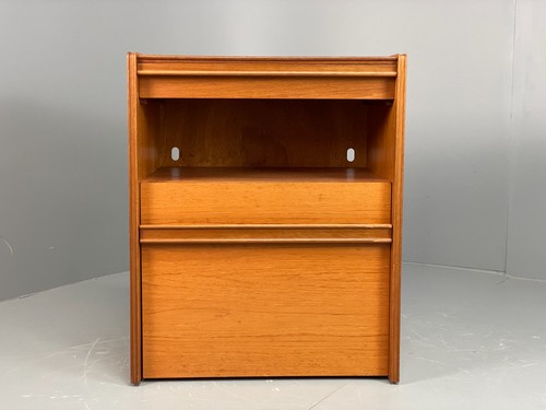 Vintage teak record cabinet - vintage, by
