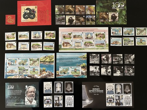 Jersey stamps 2025 - 2025,, complete