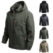 Mens Waterproof Jackets Winter Outdoor Tactical Coat Soft Shell Military Jackets