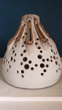 Shelf Pottery, Stoneware Lamp Stand.