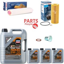 FOR BMW 330D M SPORT E91 SERVICE KIT 8L LIQUI MOLY 5W30 BOSCH OIL AIR SUMP PLUG