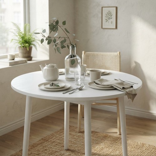 Elegant white drop leaf - elegant,