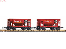 Piko Santa Fe Ore Wagon Set (2) 1:22.5 Scale, G Scale