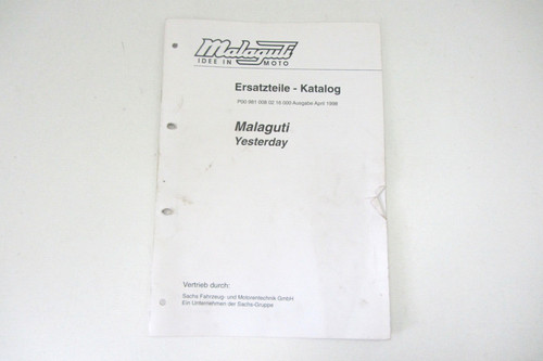 Spare parts catalogue part