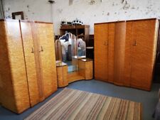 Superb quality H& L Epstein Birdseye maple bedroom suite c 1935.