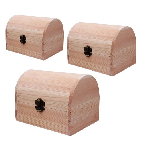 Plain wooden treasure - plain, pirate