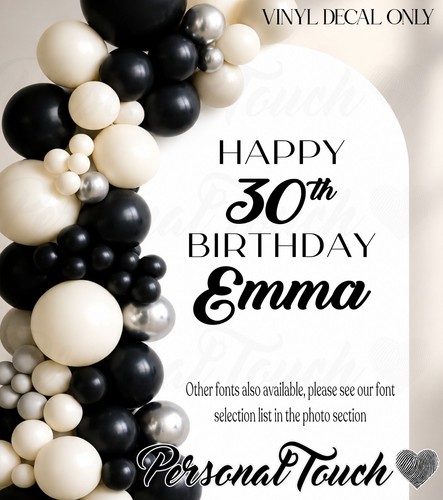 Large personalised birthday - large,