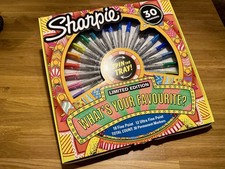 NEW Sharpie Spin the Tray 30 Permanent Markers Limited Edition