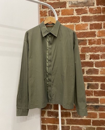 Prada green shirt - jacket, men's