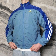 Vintage Y2k Adidas Blue Track