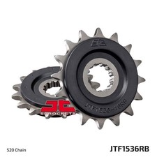16T JT Front Rubber Sprocket JTF1536.16RB / 16 Tooth 