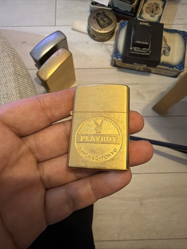 Vintage playboy gold metal - gold,