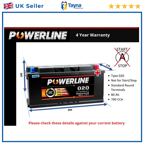 Car battery 020 - 020,