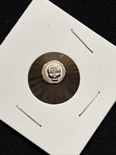 999 silver handmade skull - silver,