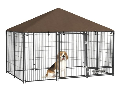 Pawhut outdoor dog kennel - pawhut,