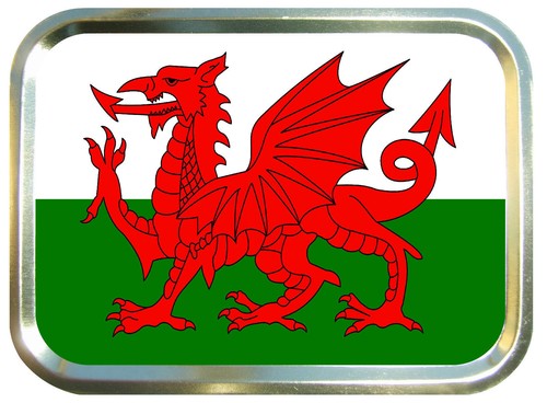 Welsh flag 2oz gold tobacco - welsh, .