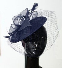 Saucer sinamay headband - saucer,