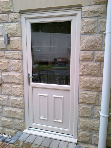 Rosewood white fully glazed - on,