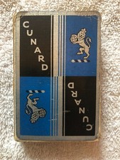Cunard Line Pack Playing Cards - Ocean Liner Collectables