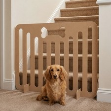See-Through Wooden Dog Barrier