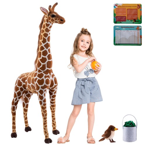 Large giraffe stuffed - giraffe,