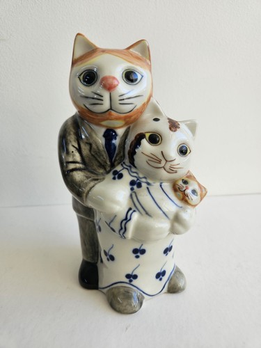 Quail pottery cat family - cat,