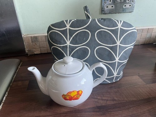 Handmade fabric tea cosy - fabric,