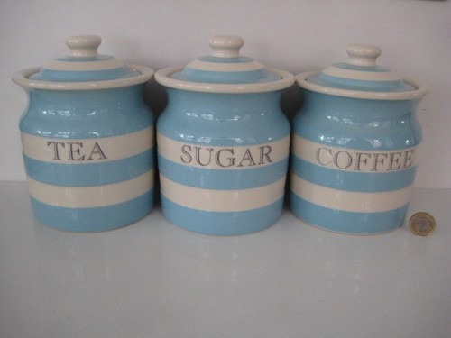 Green cornishware baby - g,