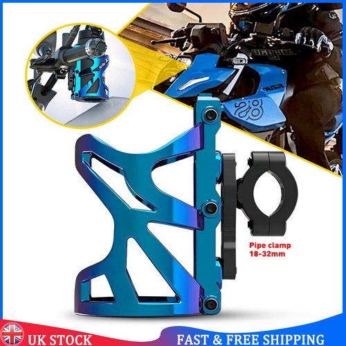 Blue motorcycle handlebar cup - blue,